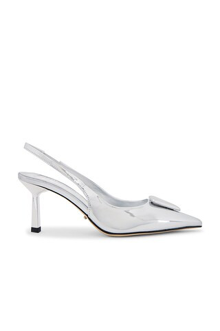 Tony Bianco Bertie Slingback Pump in Silver Shine from Revolve.com | Revolve Clothing (Global)