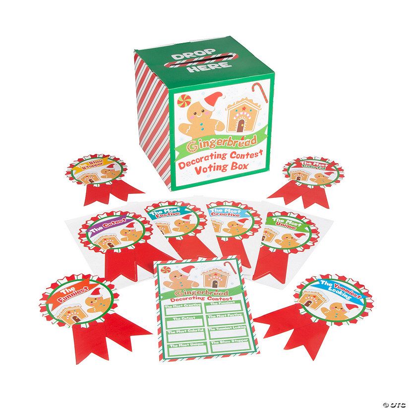 Gingerbread Decorating Contest Voting Kit | Oriental Trading Company