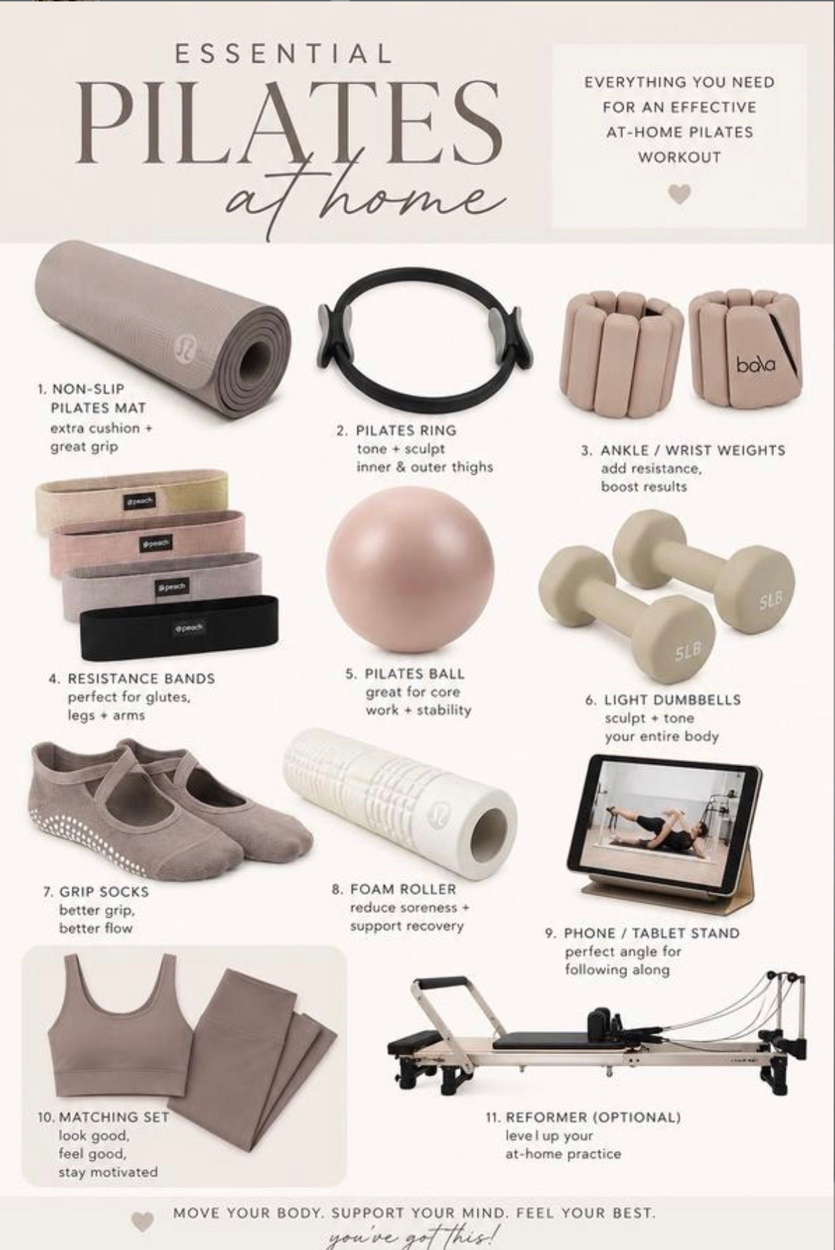 pilates at home

#LTKselfcare #LTKmomlife #LTKfitnessgoals