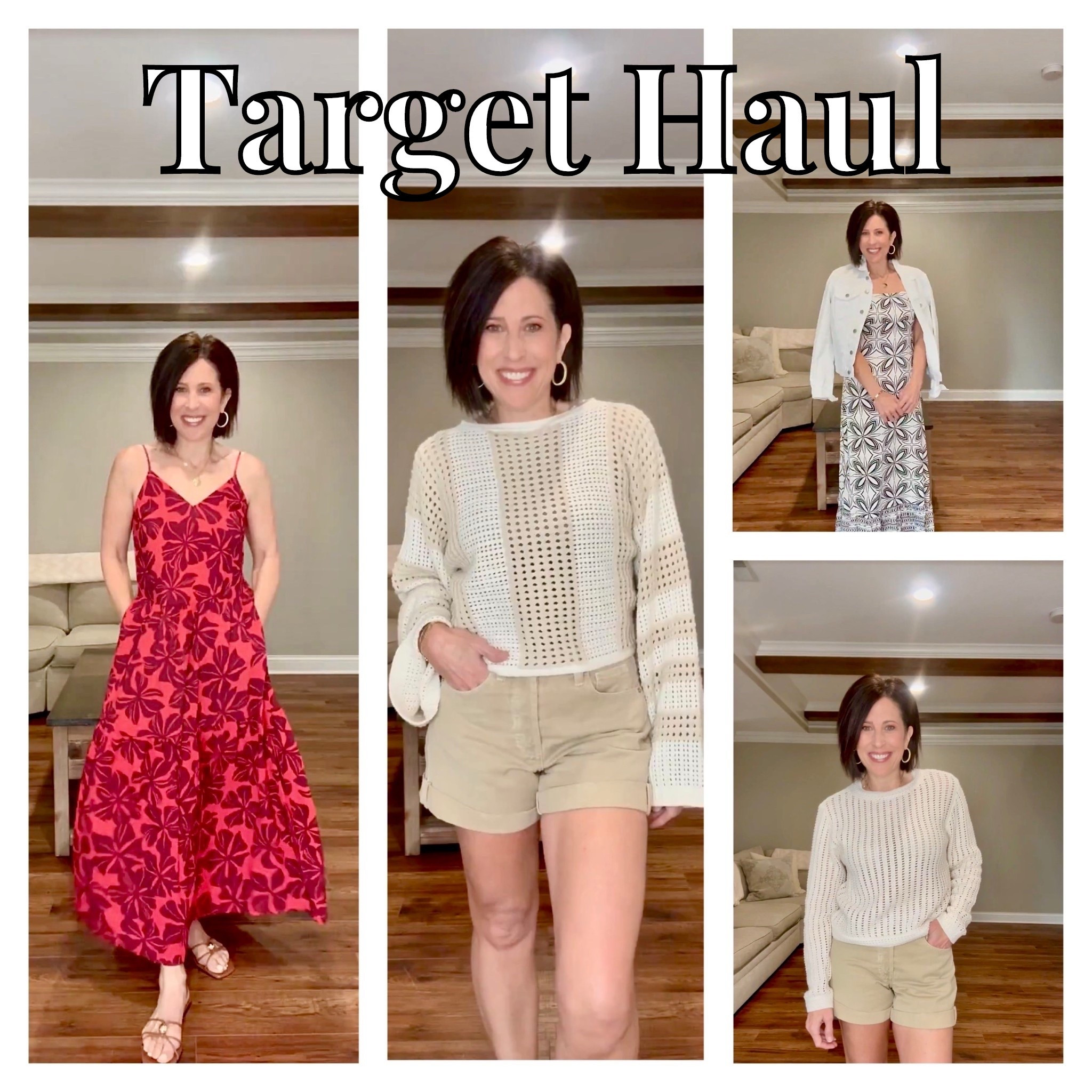 I'm thrilled to be ahead of schedule! My latest discoveries, including the Stripe Openwork sweater and baggy jean shorts, are now live online! New Arrivals! I challenged myself to resist buying anything, but the new arrivals were too exciting to pass up. 
Check out all my finds! Shop my LTK link for all shopping links. 

#LTKmomlife #LTKMothersDay #LTKootd
