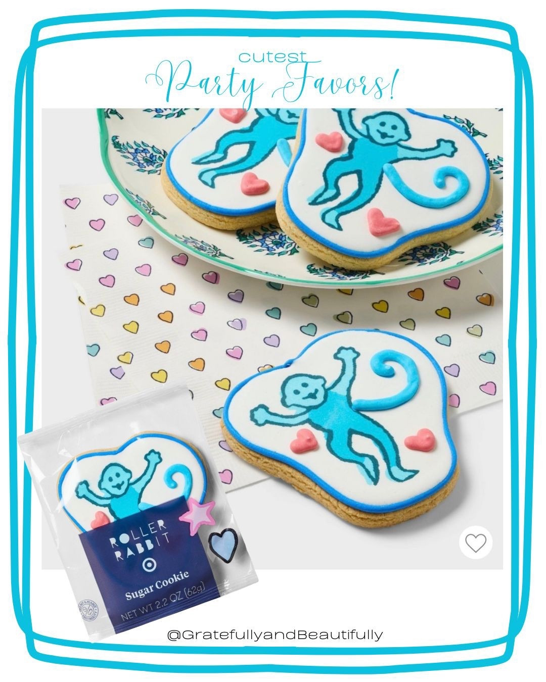 This may be the cutest kids birthday party favor ever! Roller rabbit monkey cookies!

#LTKKids #LTKdayinmylife #LTKHome