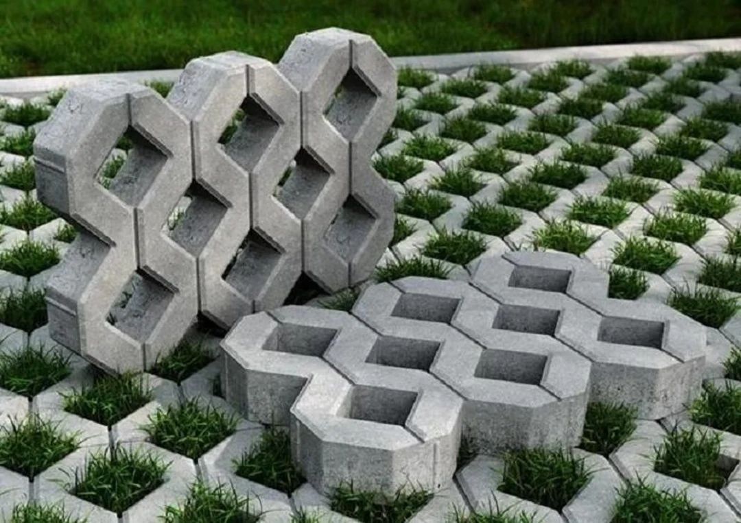 Eco parking - plastik mold for concrete paving slabs, Stone pattern,Concrete garden stepping ston... | Etsy (US)