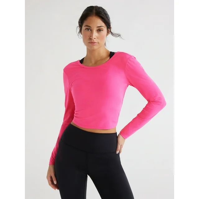 Sofia Active Women's Super Soft Twist Back Top, Sizes XS-2XL - Walmart.com | Walmart (US)