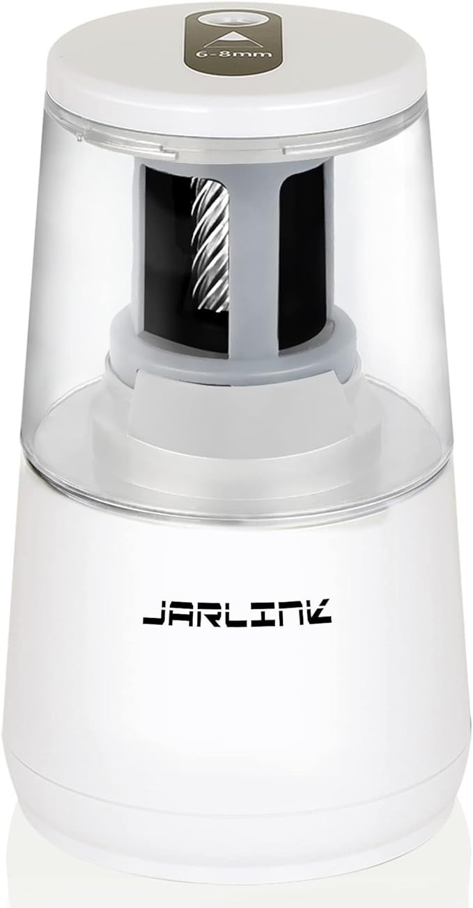 JARLINK Electric Pencil Sharpener, Heavy-Duty Helical Blade to Fast Sharpen, Auto Stop for No.2/C... | Amazon (US)