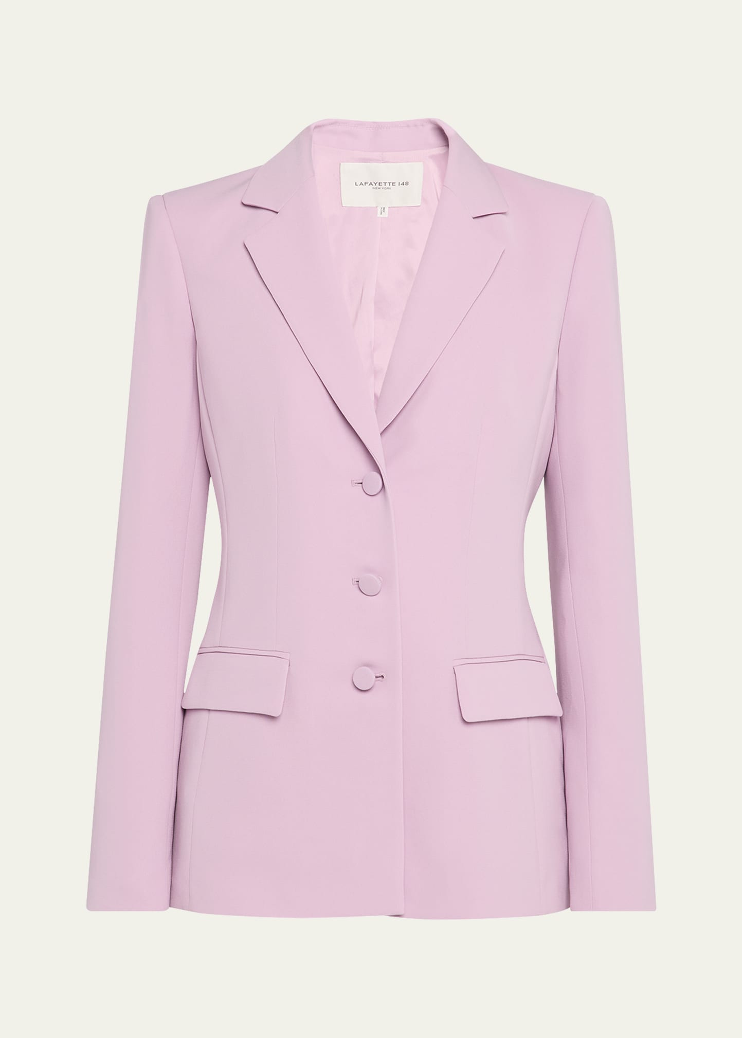 Lafayette 148 New York Single-Breasted Tailored Blazer | Bergdorf Goodman