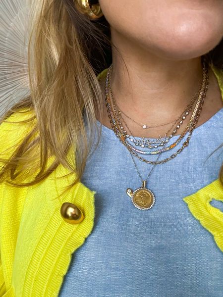 Latest necklace stack:: this colorful tennis necklace is so fun & under $100! 

#LTKStyleTip #LTKSeasonal #LTKFindsUnder100