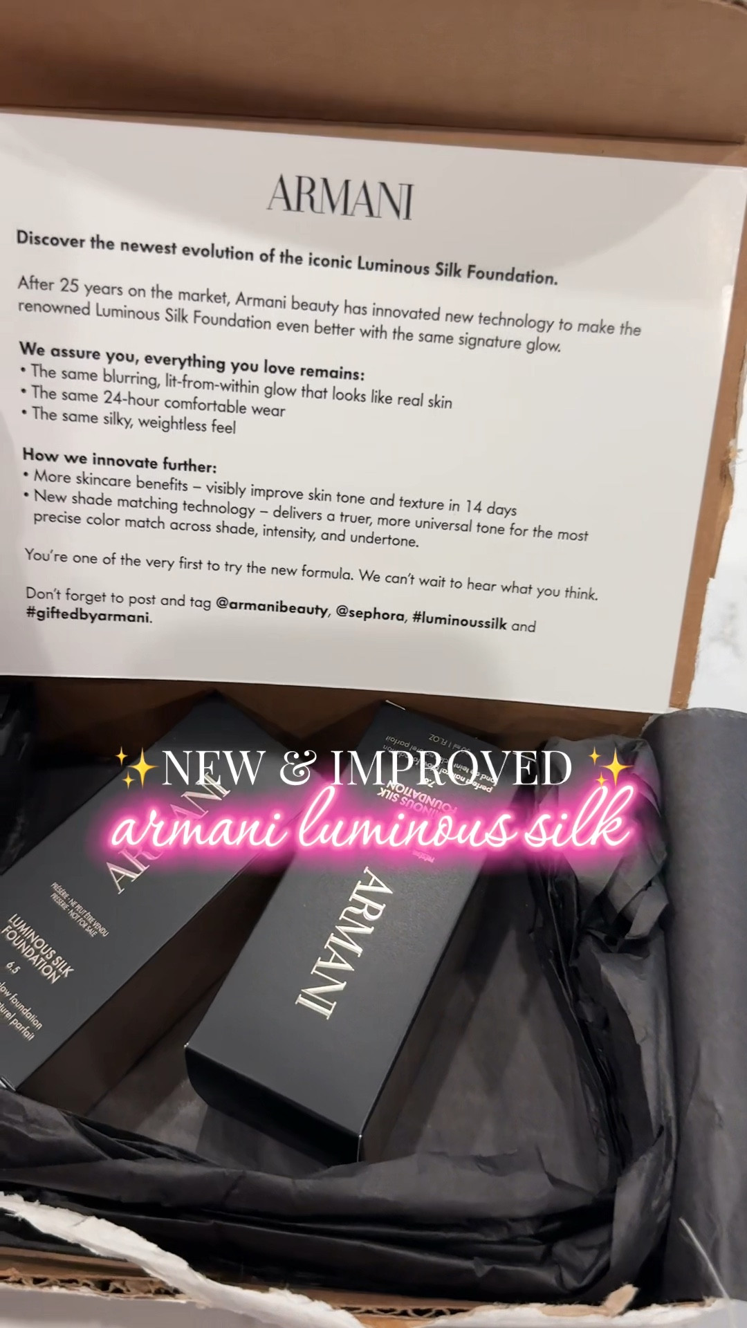 New and improved Armani beauty luminous silk foundation 

#LTKOver40 #LTKgrwm #LTKBeauty
