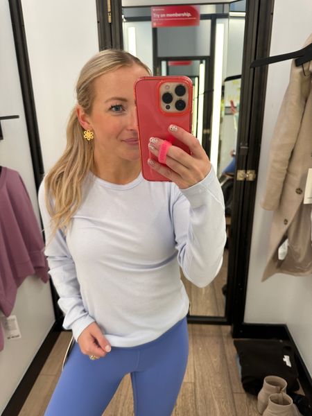 Lululemon spring finds! I‘m wearing the Wunder Under Train High Rise Tight 25 inch leggings and a Hold Tight Long Sleeve Shirt 🤍 #Lululemon #athleisure

#LTKfit #LTKFind #LTKstyletip
