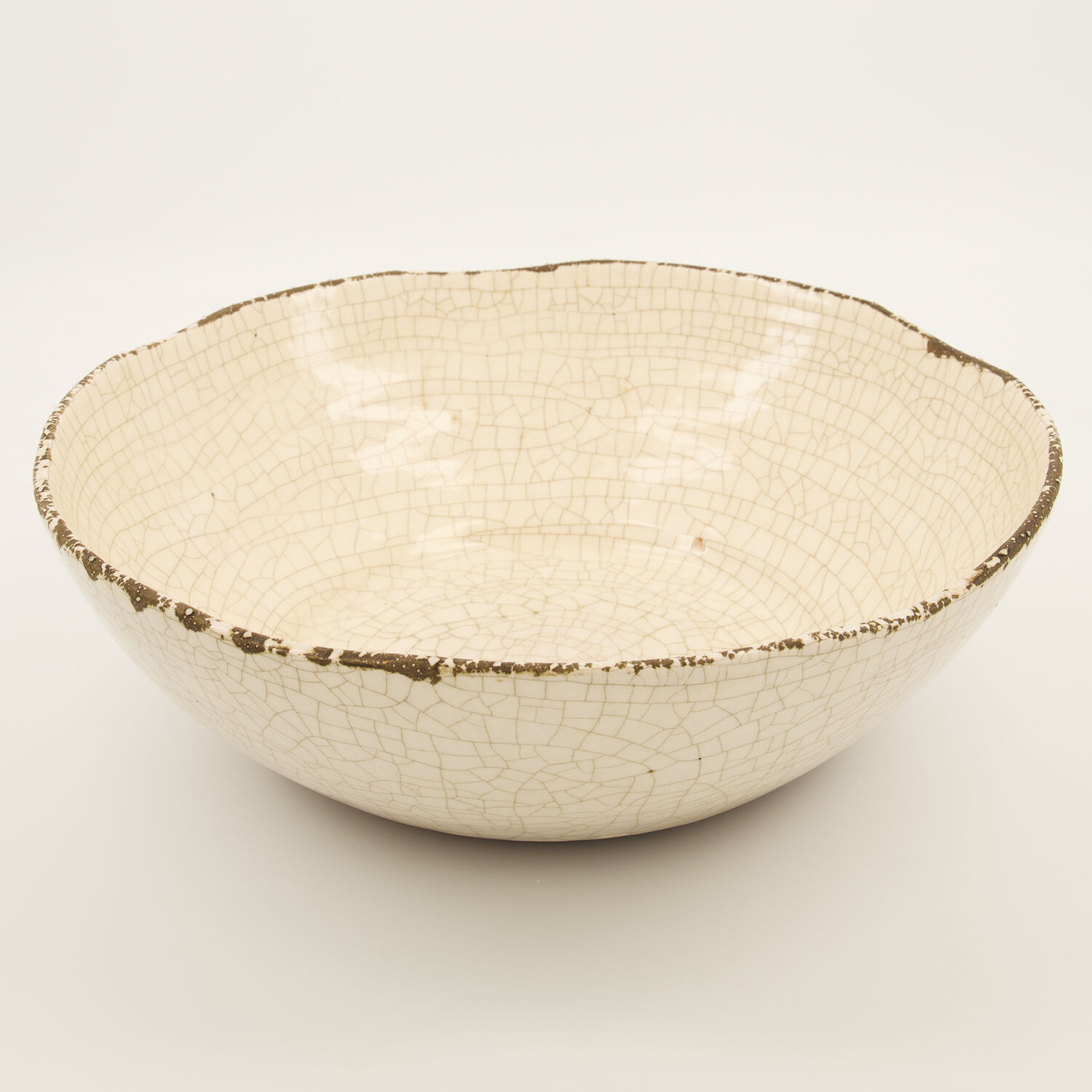Beige Marble Bowl 11x35cm | TK Maxx