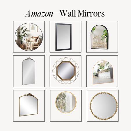 Amazon Wall Mirrors—most are on SALE