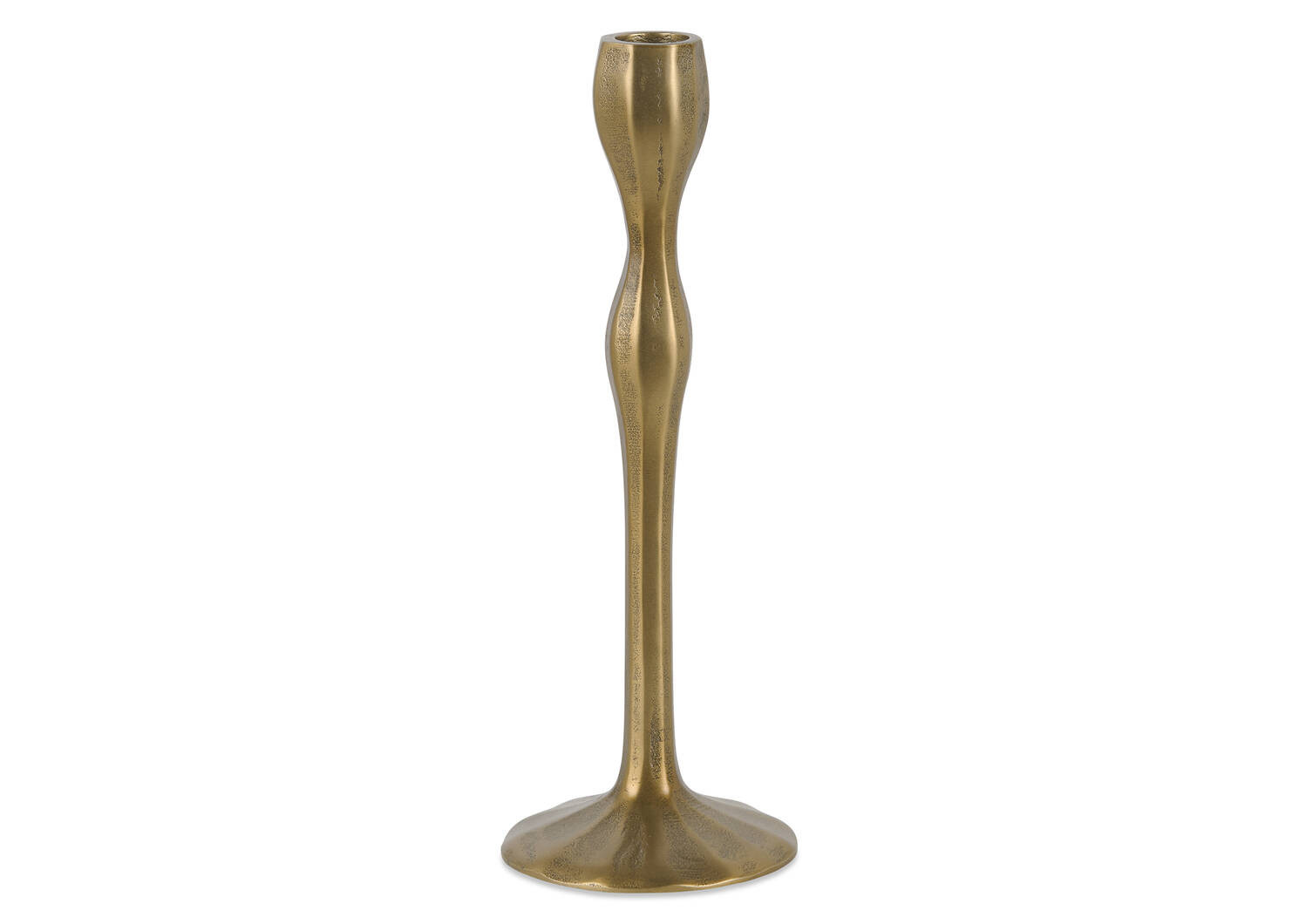 Ryah Candle Holder Short Antiqued Brass | Urban Barn