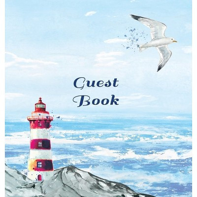 GUEST BOOK FOR VACATION HOME, Visitors Book, Beach House Guest Book, Seaside Retreat Guest Book, Visitor Comments Book. - (Hardcover) | Target