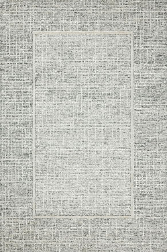 Loloi Chris Loves Julia Briggs Collection BRG-01 Mist/Ivory 3'-6" x 5'-6" Accent Rug | Amazon (US)