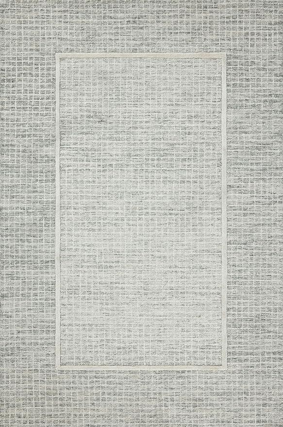 Loloi Chris Loves Julia Briggs Collection BRG-01 Mist/Ivory 3'-6" x 5'-6" Accent Rug | Amazon (US)