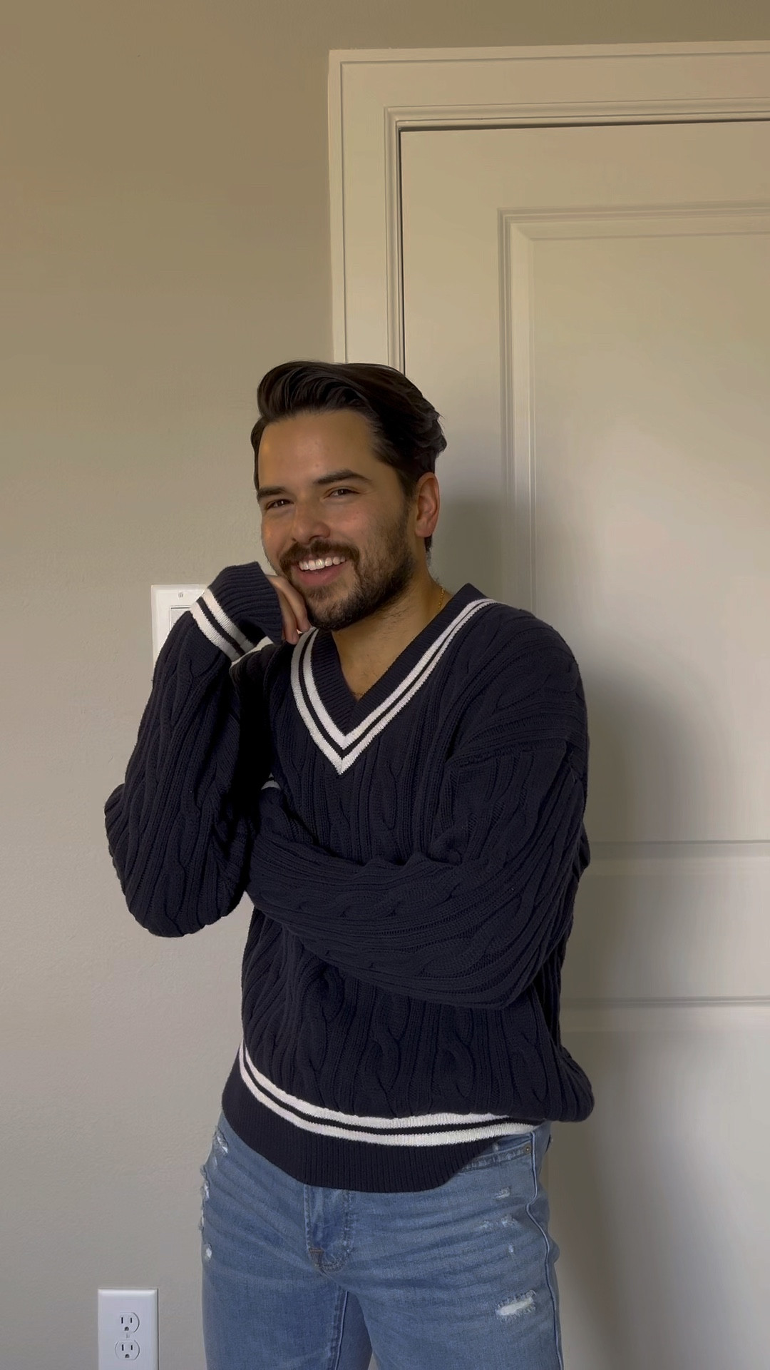 Casual mens fall outfit idea | Fall outfit inspo | Fall outfits | mens knit sweater | Amazon fall outfits 

#LTKstyletip #LTKSeasonal #LTKmens