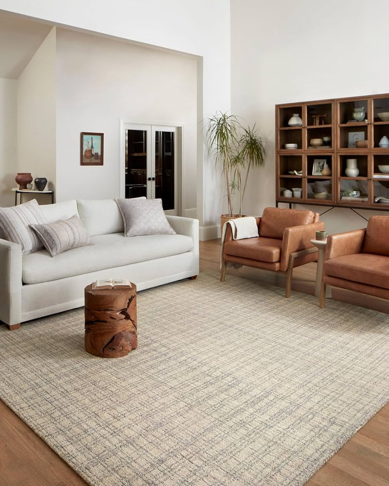 Loloi Chris Loves Julia Polly Collection POL-03 Area Rug 5'-0" x 7'-6" Antique/Mist Rectangular 0... | Amazon (US)