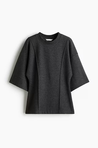 H & M - Loose-Fit Fine-Knit Top - Black | H&M (US + CA)