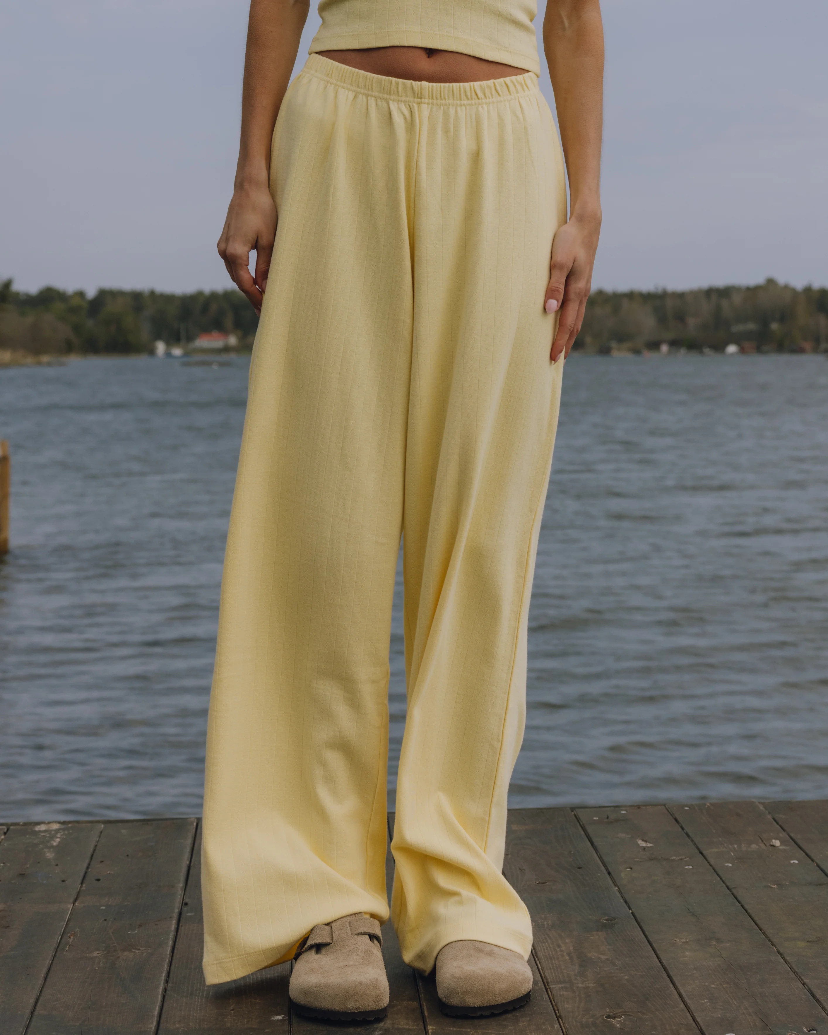 Pointelle Pants - Butter | Daily Drills