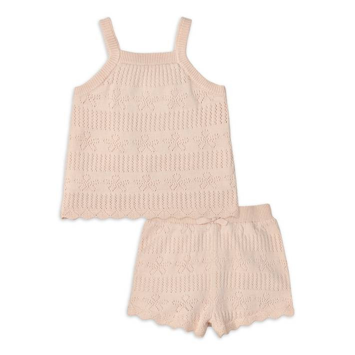 Modern Moments by Gerber Baby and Toddler Girls Tank Top and Shorts Set, 2-Piece, Sizes 12M-5T | Walmart (US)