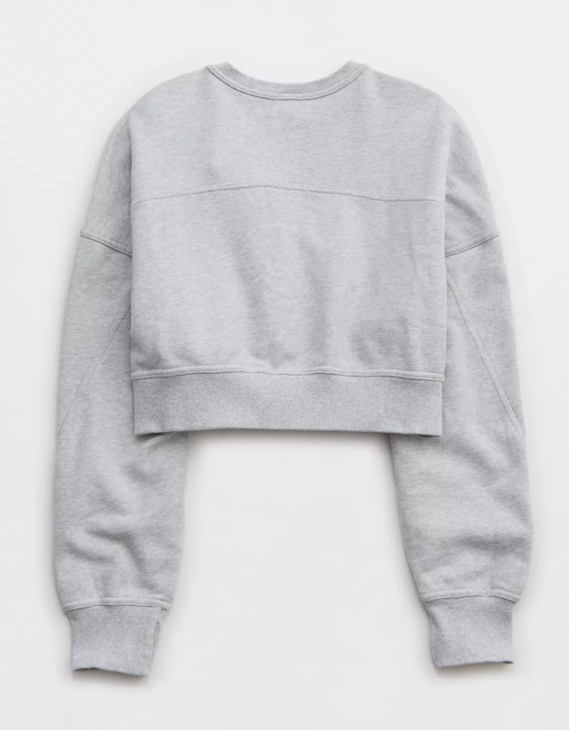 OFFLINE By Aerie Throwback Snap Fleece Crewneck Sweatshirt | Aerie