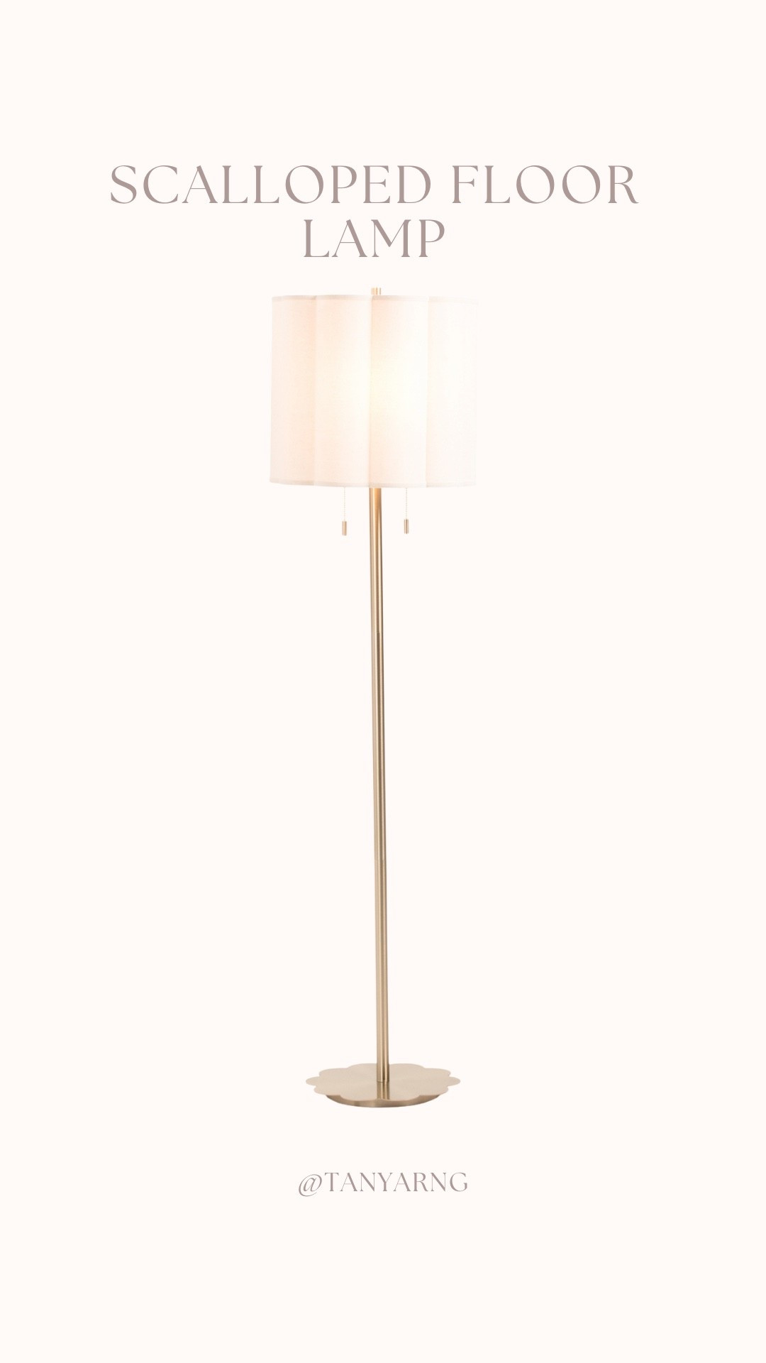 Scalloped floor lamp 

#LTKHome #LTKSaleAlert #LTKFindsUnder100