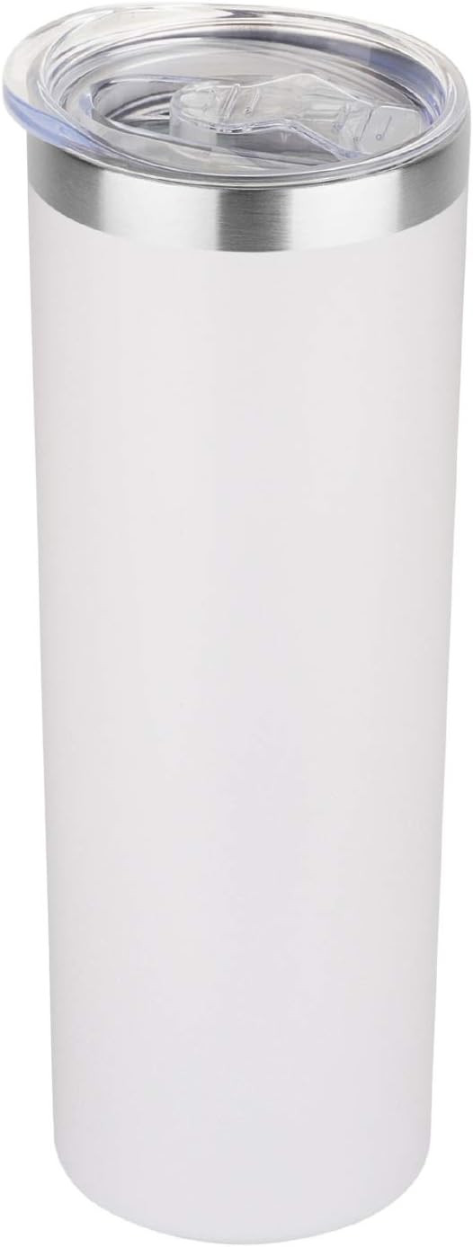 HASLE OUTFITTERS 20 oz Skinny Tumbler, Stainless Steel Insulated Slim Tumbler with Lid, Reusable ... | Amazon (US)
