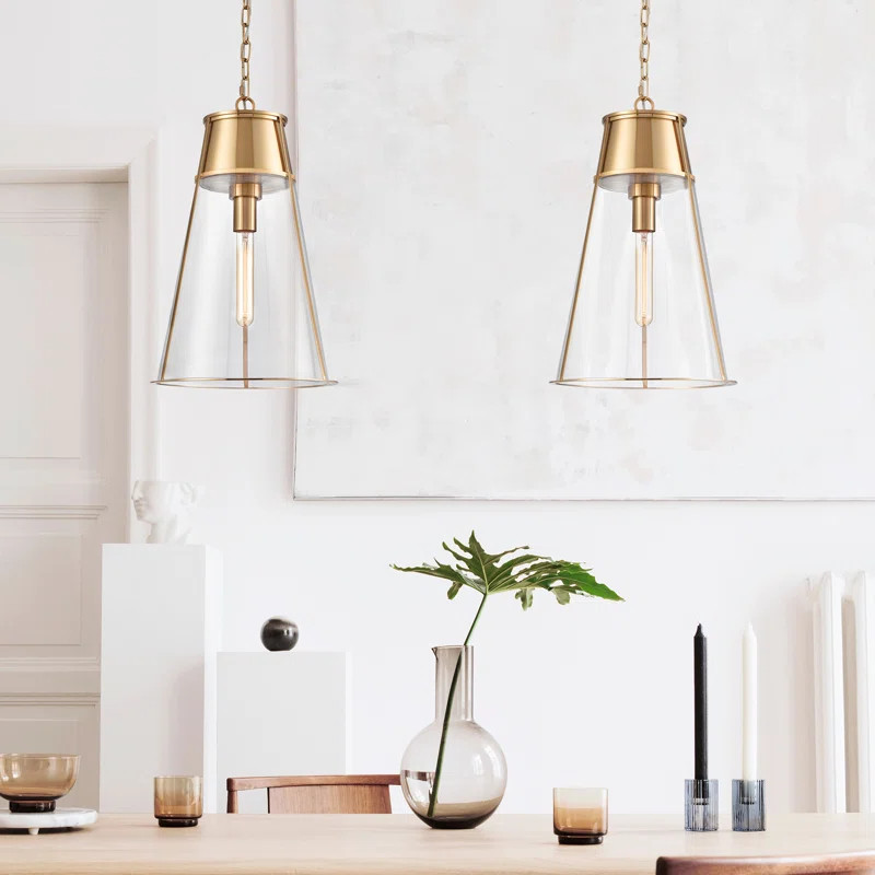 Dunecrest 1 - Light Gold Single Pendant | Wayfair North America