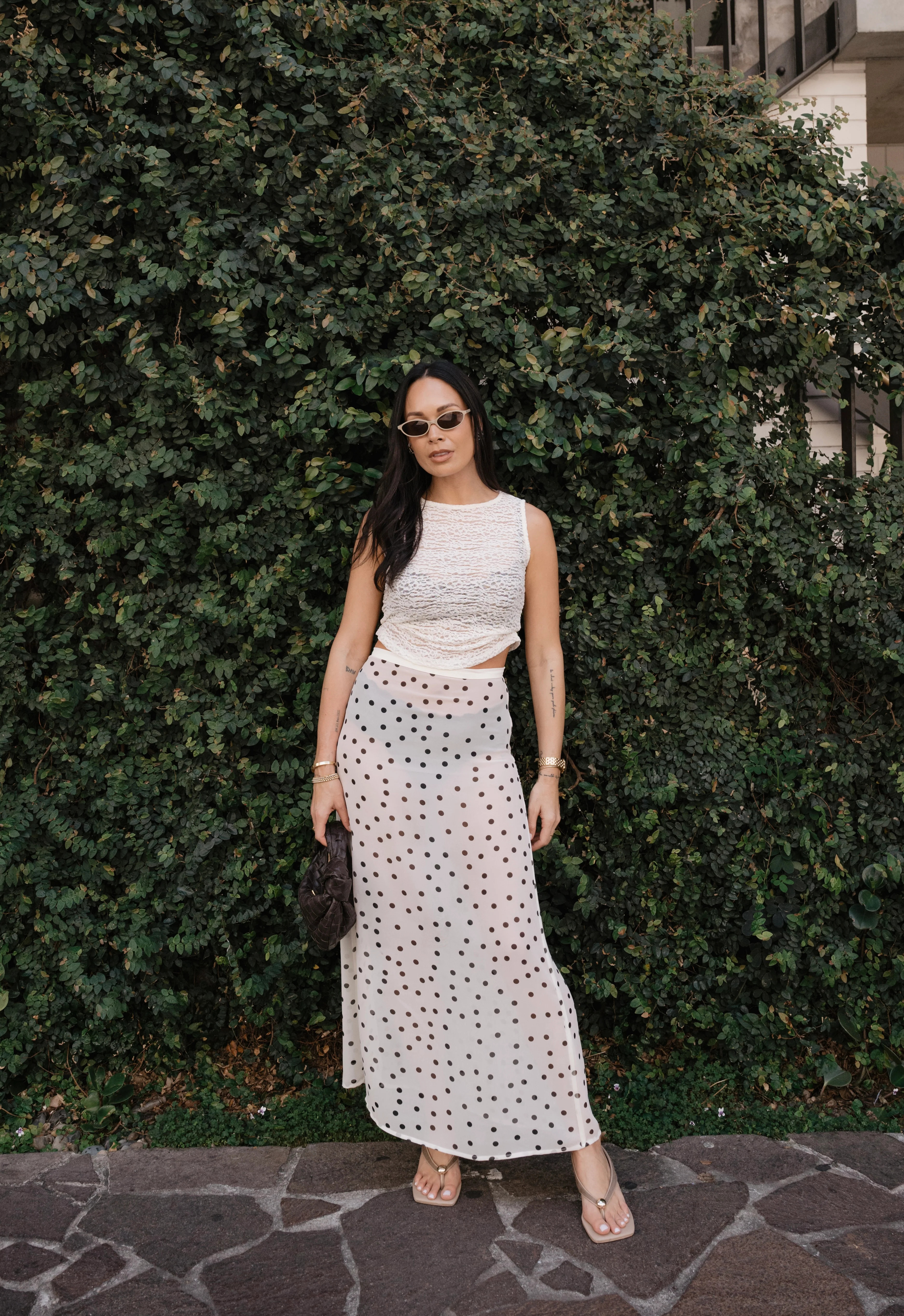 Alexis Lace Top Cream | VRG Grl