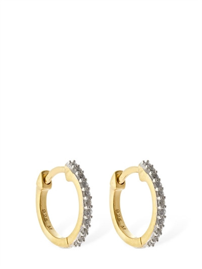 Pavé huggie hoop earrings - Missoma - Women | Luisaviaroma | Luisaviaroma