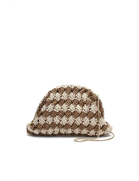 Seed Heritage Straw Woven Clutch | David Jones | David Jones (Australia & New Zealand)
