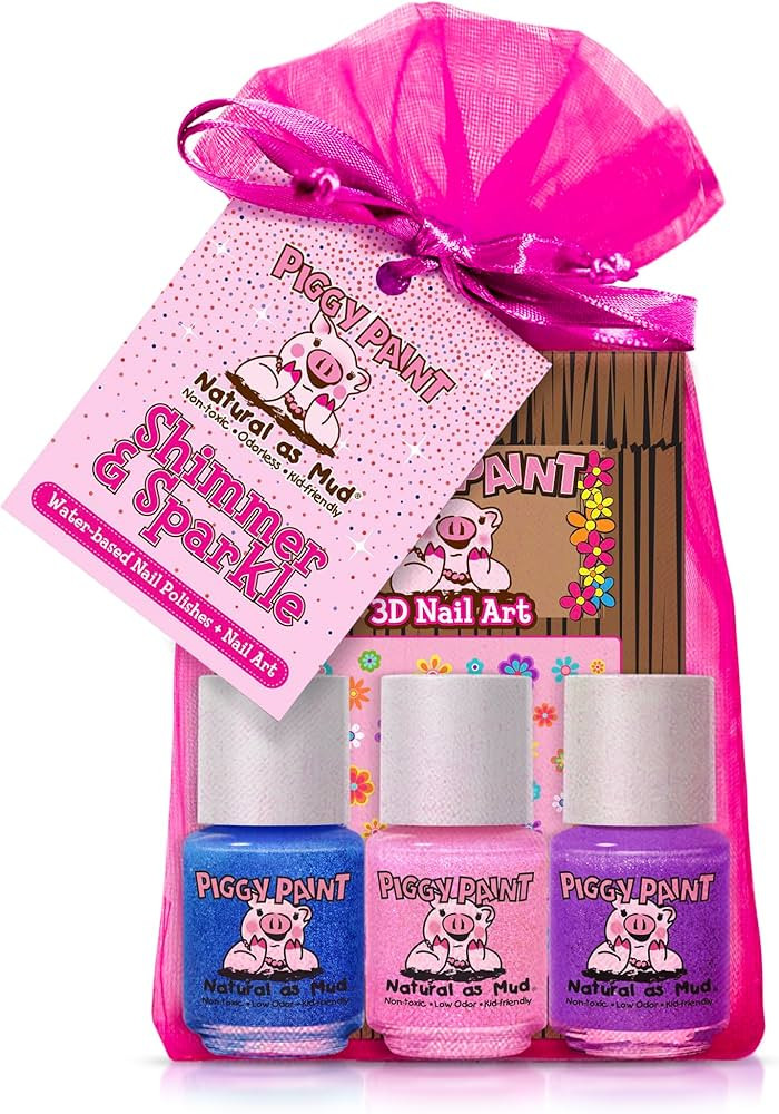 Piggy Paint | 100% Non-Toxic Girls Nail Polish | Safe, Cruelty-free, Vegan, & Low Odor for Kids |... | Amazon (US)