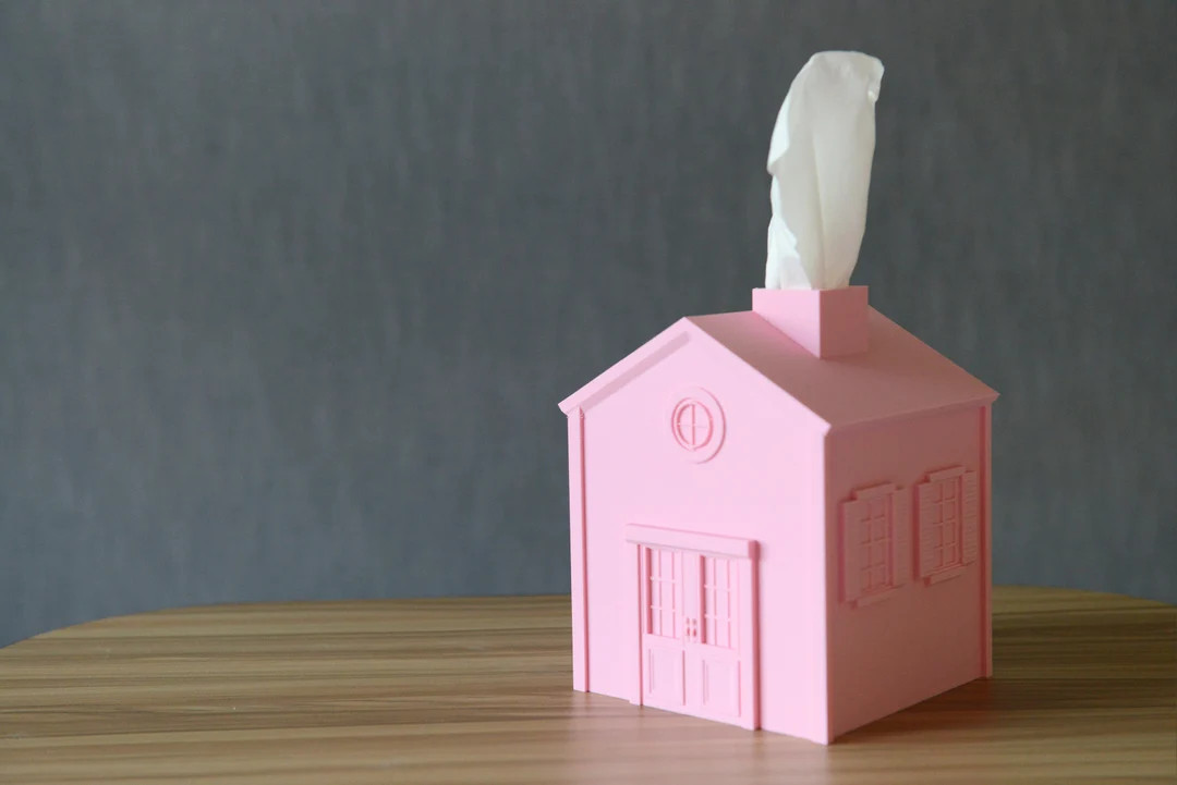 Pink Tissue Box House Design (tissue Box Cover, Living Room, Bedroom, Bathroom) - Etsy | Etsy (Global)