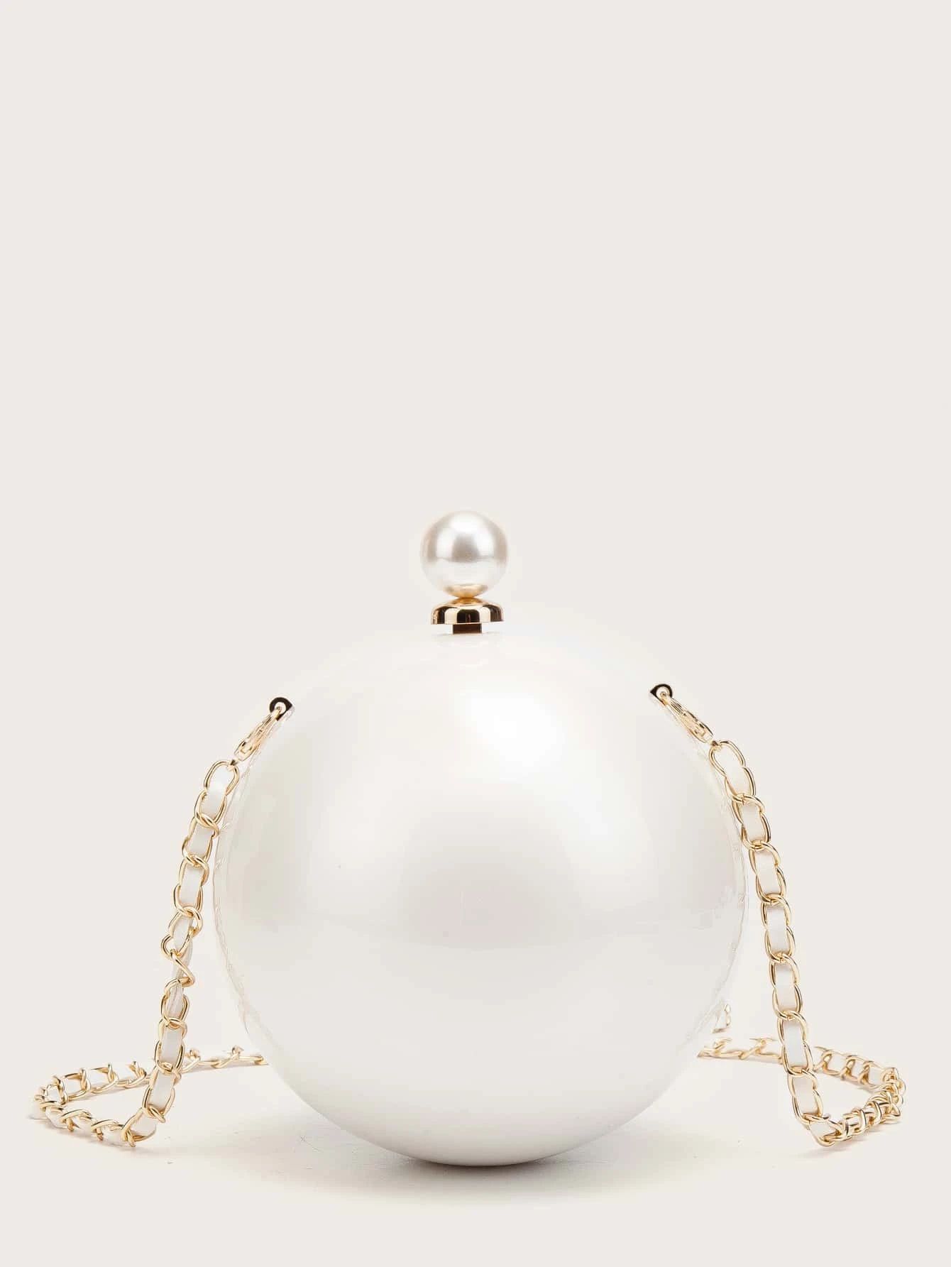 Mini Faux Pearl Clutch Bag | SHEIN