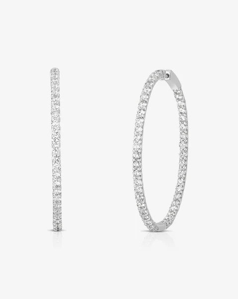 Luxe Diamond Hoops | Ring Concierge