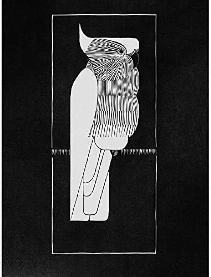 Samuel Jessurun De Mesquita Crown Cockatoo Unframed Art Print Poster Wall Decor 12x16 inch | Amazon (US)