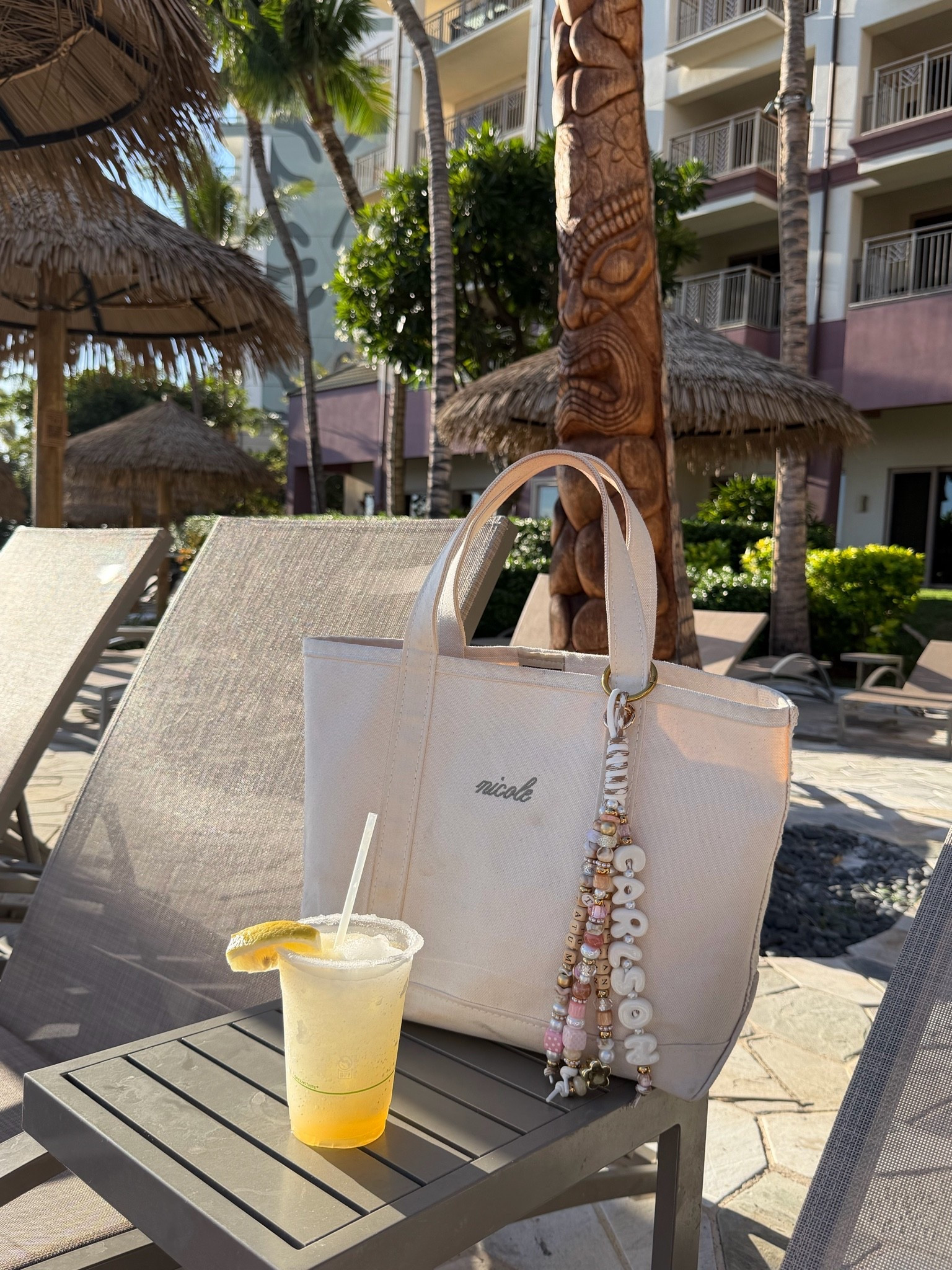 Love my $25 tote!!! so cute personalized too!! 💓 added an @luckyloop (via: IG) - linking similar - but if you go directly through her on IG she is the best!!!

#LTKTravel