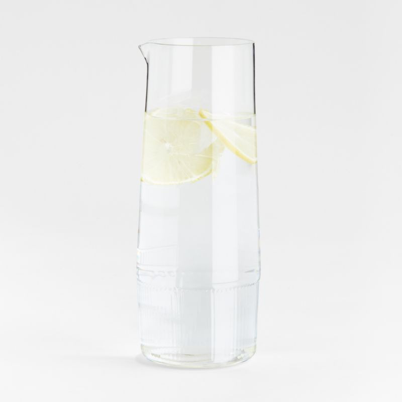 Mid-Ridged Carafe + Reviews | Crate & Barrel | Crate & Barrel