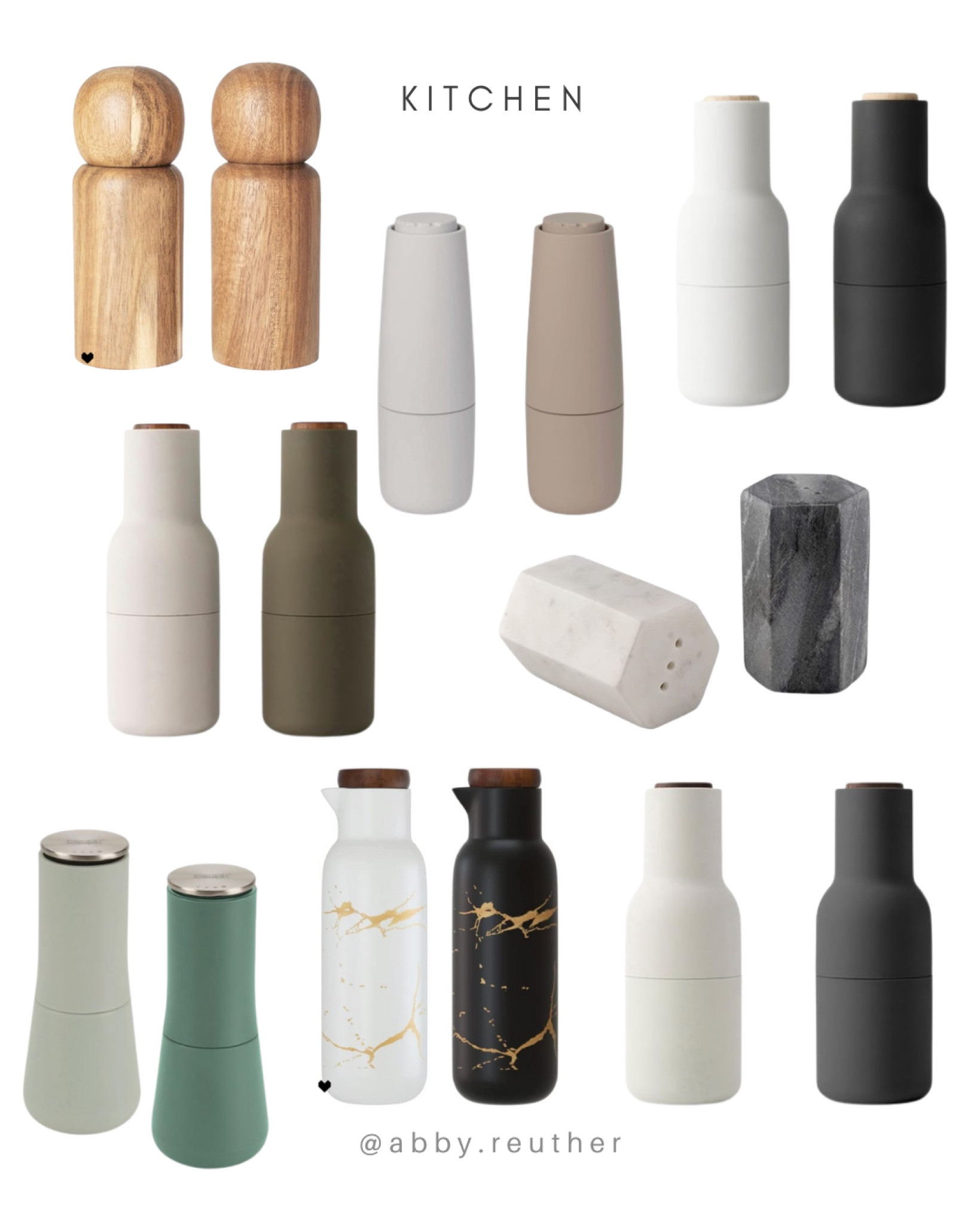 Fun kitchen finds.

Salt and pepper shakers, oil and vinegar dispenser, kitchen accessories, kitchen decor

#LTKhome