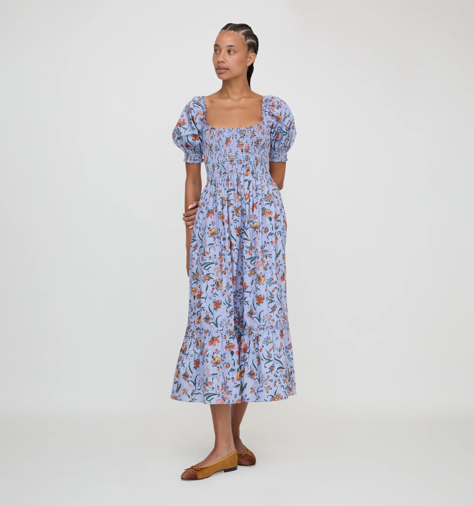 The Louisa Nap Dress - Thistle Fleur Chintz | Hill House Home