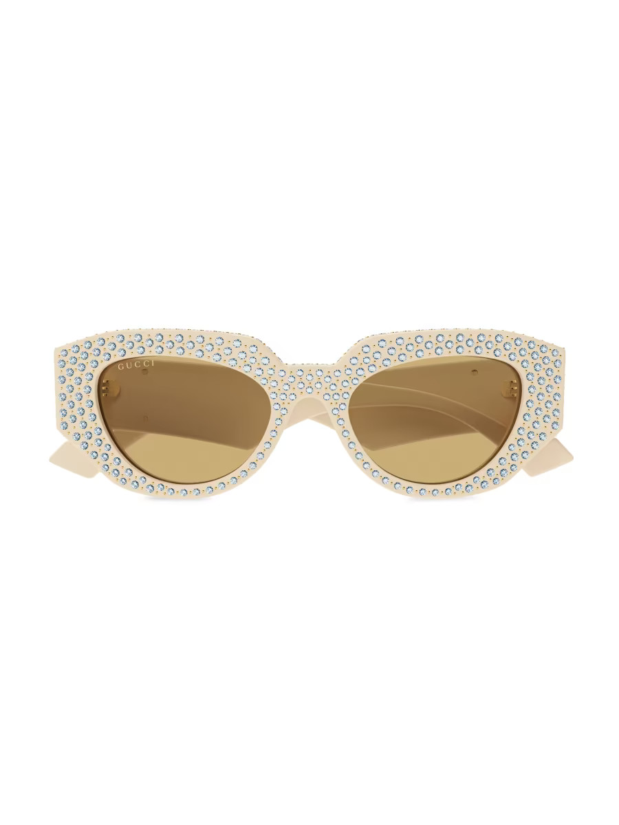 Gucci Gucci Generation 51MM Geometric Sunglasses | Saks Fifth Avenue | Saks Fifth Avenue