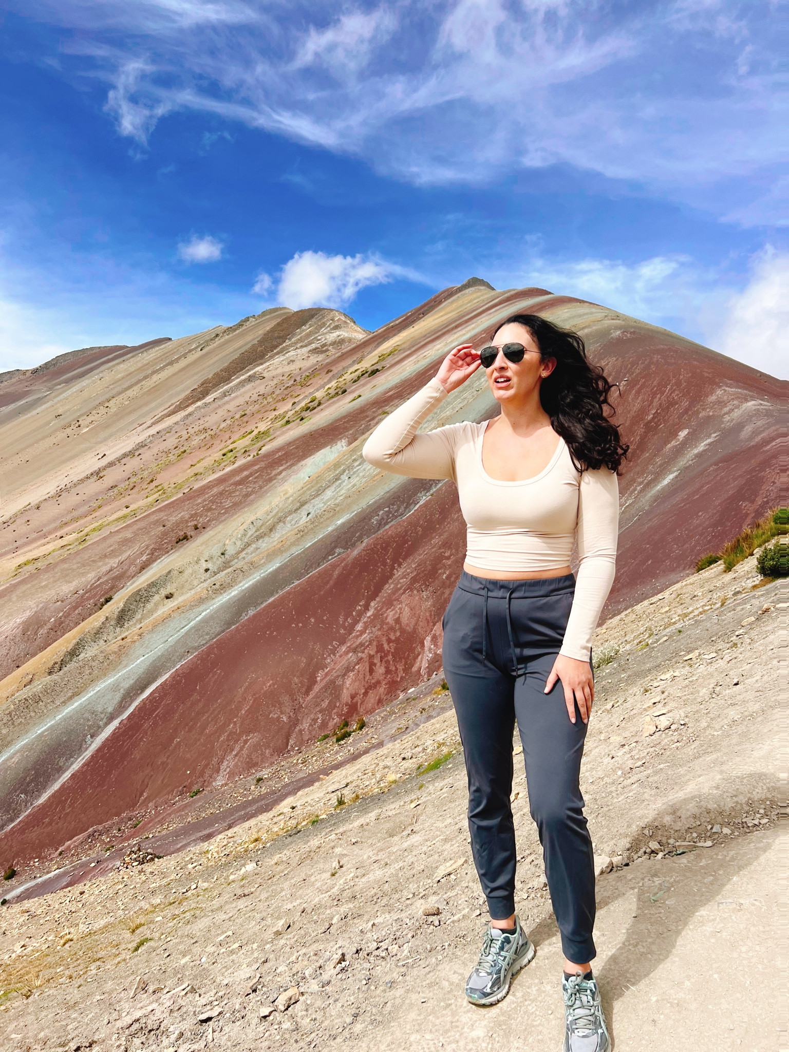 Hiking up rainbows #peru #rainbow #rainbowmountain 

#LTKtravel #LTKfitness