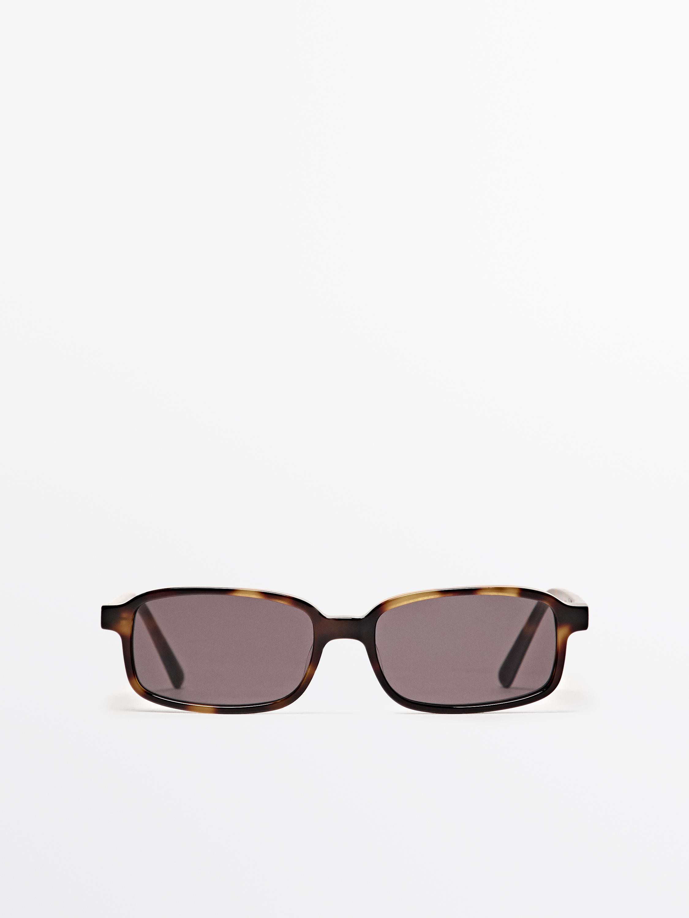 Small rectangular sunglasses | Massimo Dutti UK