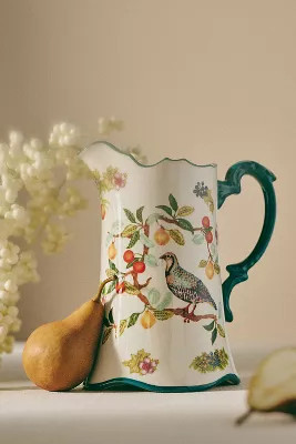 Lou Rota Twelve Days of Christmas Pitcher | Anthropologie (US)