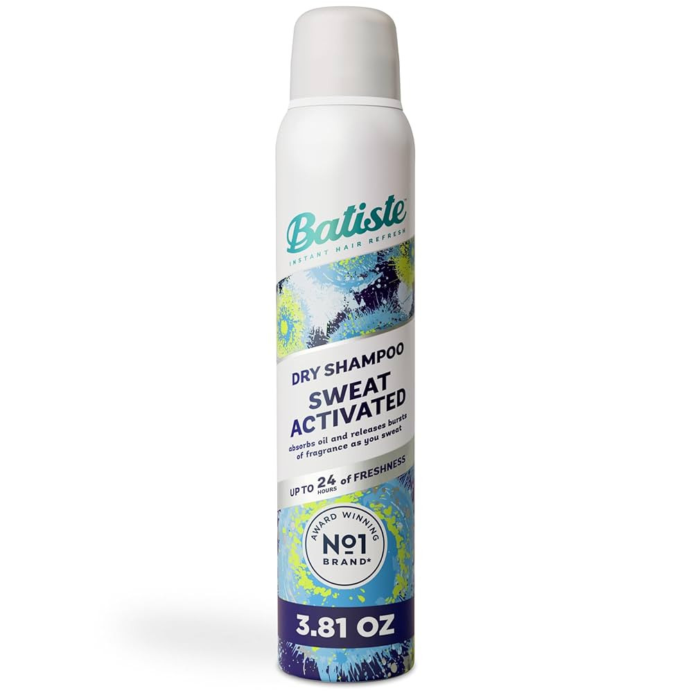 Batiste Sweat Activated Dry Shampoo, Neutralizes Odor for Up to 24 Hours & Prevents Sweat Buildup... | Amazon (US)