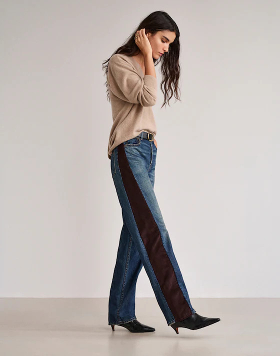 Madewell x Kaihara Denim Pieced Barrel-Leg Jean | Madewell