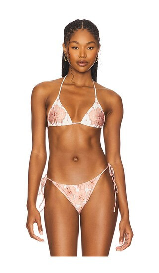 Shani Shemer Daphne Bikini Top in Pink. - size L (also in M, S, XS) | Revolve Clothing (Global)