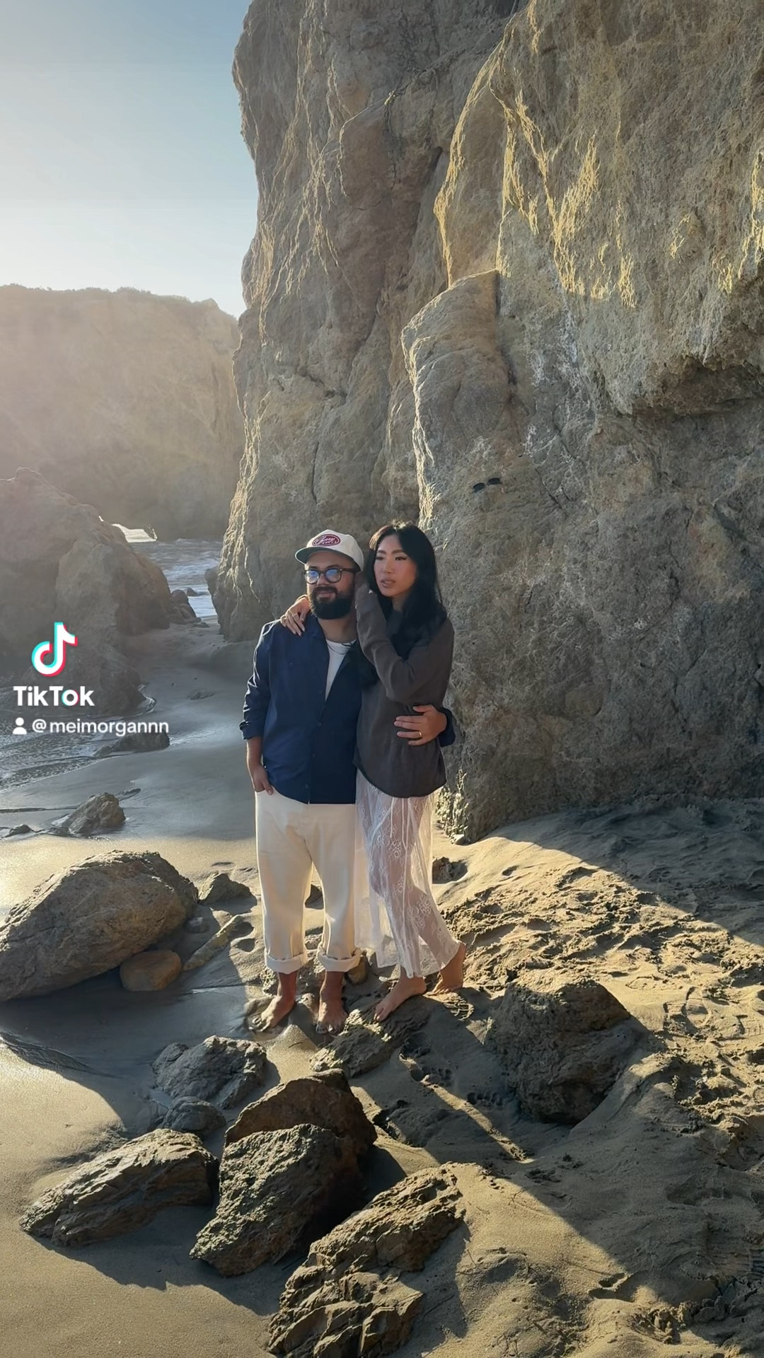 outfit from my photoshoot in malibu 🤎 the skirt is from maison essentiale!