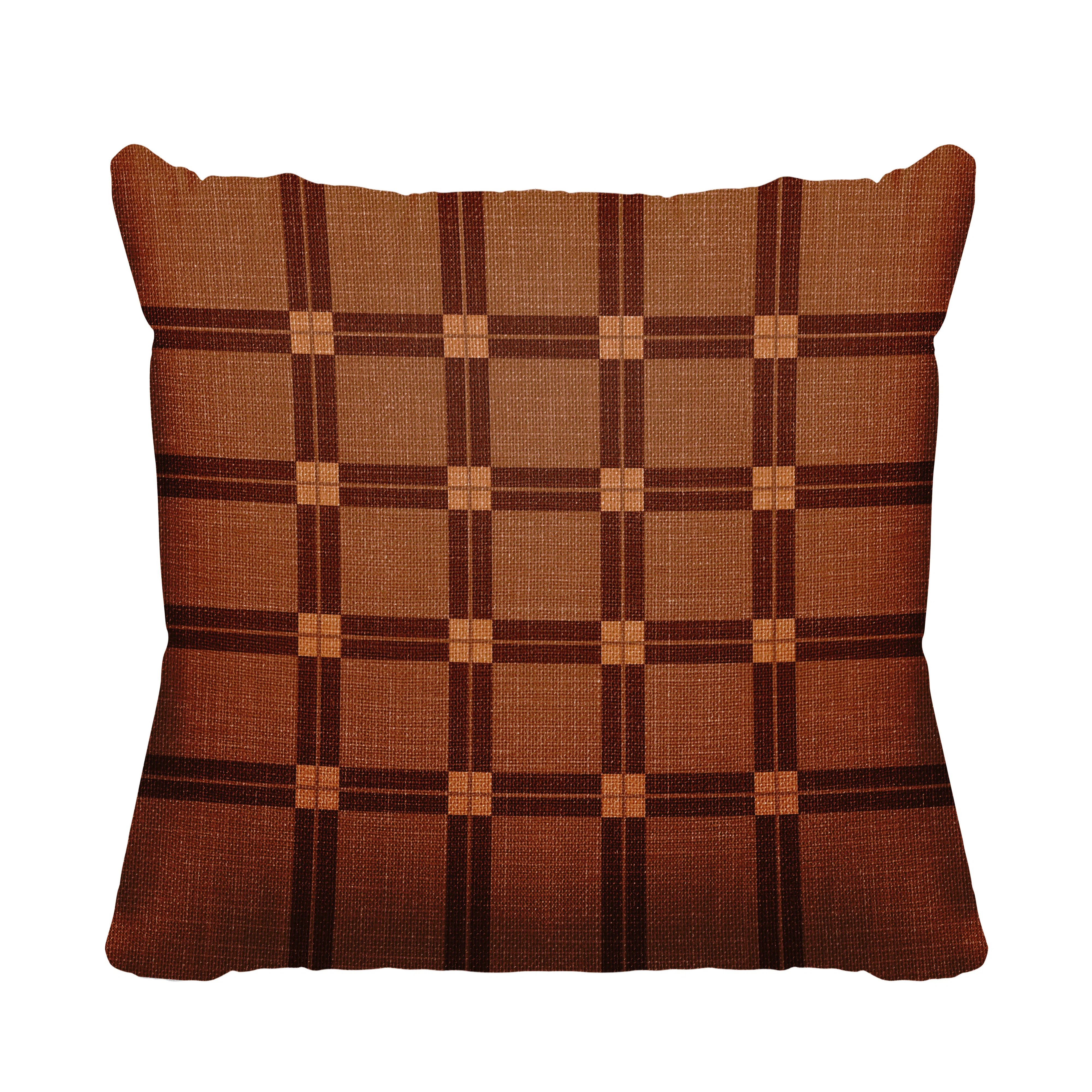 Plaid Spun Polyester Indoor/Outdoor Throw Pillow | AllModern