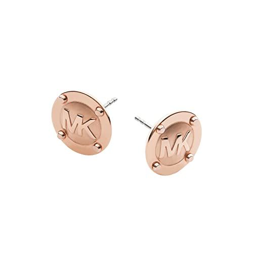 Michael Kors Stainless Steel Stud Earrings With Crystal Accents | Amazon (US)