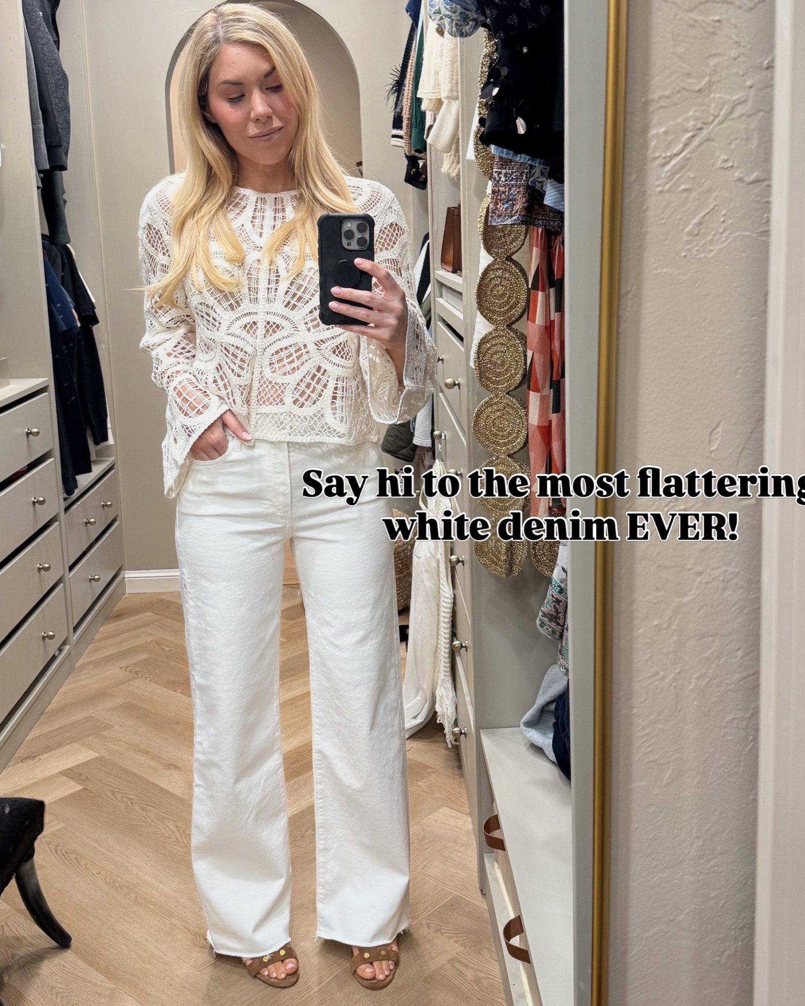 Lace top
(Love these jeans - fit TTS)

#LTKdayinmylife #LTKootd #LTKgrwm